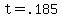 +t+=+.185+