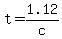+t+=+1.12%2Fc+