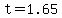 +t+=+1.65+