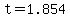 +t+=+1.854+