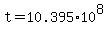 +t+=+10.395%2A10%5E8+