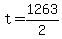 +t+=+1263%2F2+