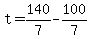 +t+=+140%2F7+-+100%2F7+