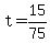 +t+=+15%2F75+