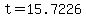 +t+=+15.7226+