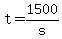 +t+=+1500%2Fs+