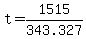 +t+=+1515%2F343.327+