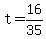+t+=+16%2F35+
