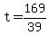 +t+=+169%2F39+