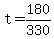 +t+=+180%2F330+