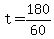 +t+=+180%2F60+