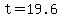 +t+=+19.6+