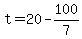 +t+=+20+-+100%2F7+