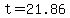 +t+=+21.86+
