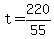 +t+=+220%2F55+