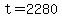+t+=+2280+