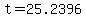 +t+=+25.2396+