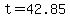 +t+=+42.85+