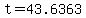 +t+=+43.6363+