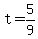 +t+=+5%2F9+