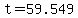 +t+=+59.549+