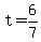 +t+=+6%2F7+