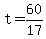 +t+=+60%2F17+