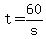 +t+=+60%2Fs+