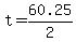 +t+=+60.25%2F2+