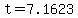 +t+=+7.1623+
