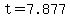 +t+=+7.877+