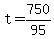 +t+=+750%2F95+