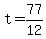 +t+=+77%2F12+