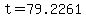 +t+=+79.2261
