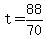 +t+=+88%2F70+
