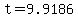 +t+=+9.9186+