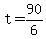 +t+=+90%2F6+