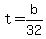 +t+=+b%2F32+
