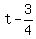 +t+-+3%2F4+