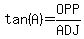 +tan%28A%29=OPP%2FADJ