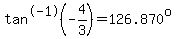 +tan%5E-1%28-4%2F3%29+=+126.870%5Eo+
