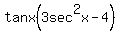 +tanx+%283+sec%5E2x+-+4%29+