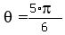 +theta+=+%28+5%2Api%29%2F6+