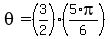 +theta+=+%283%2F2%29%2A%28+5%2Api%2F6+%29+
