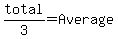 +total%2F+3+=+Average+