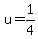 +u=1%2F4