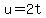 +u+=+2t+