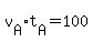 +v%5BA%5Dt%5BA%5D+=+100+