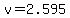 +v+=+2.595+