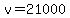 +v+=+21000+